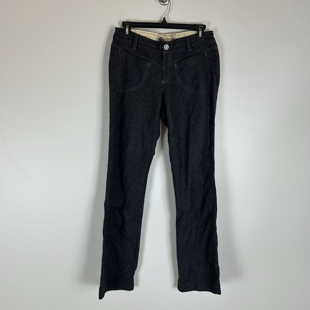 Kuhl Women’s Pants Wool Cashmere Size 6 Gray Treeline Straight Leg Bootcut